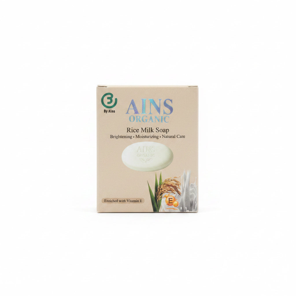 AINS ORGANIC RICE MILK SOAP(80gm)