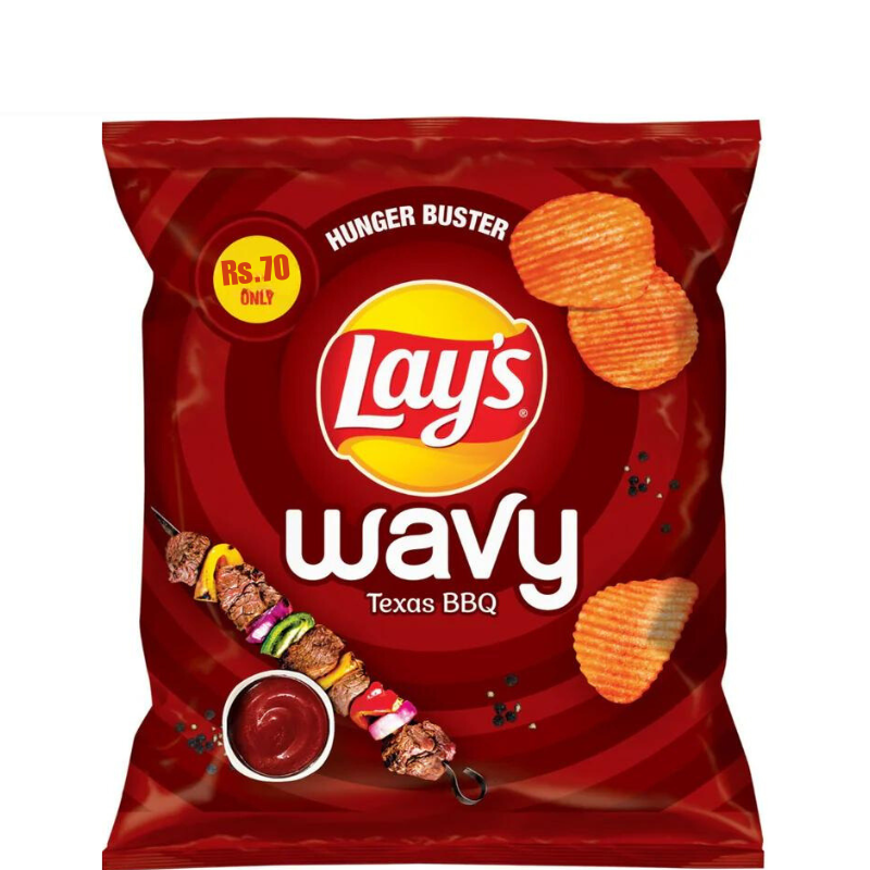 LAYS WAVY BBQ(45GM)