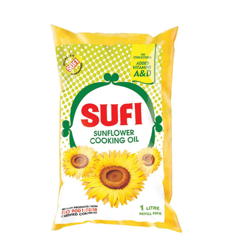 SUFI SUNFLOWER COOKING OIL(1ltr)