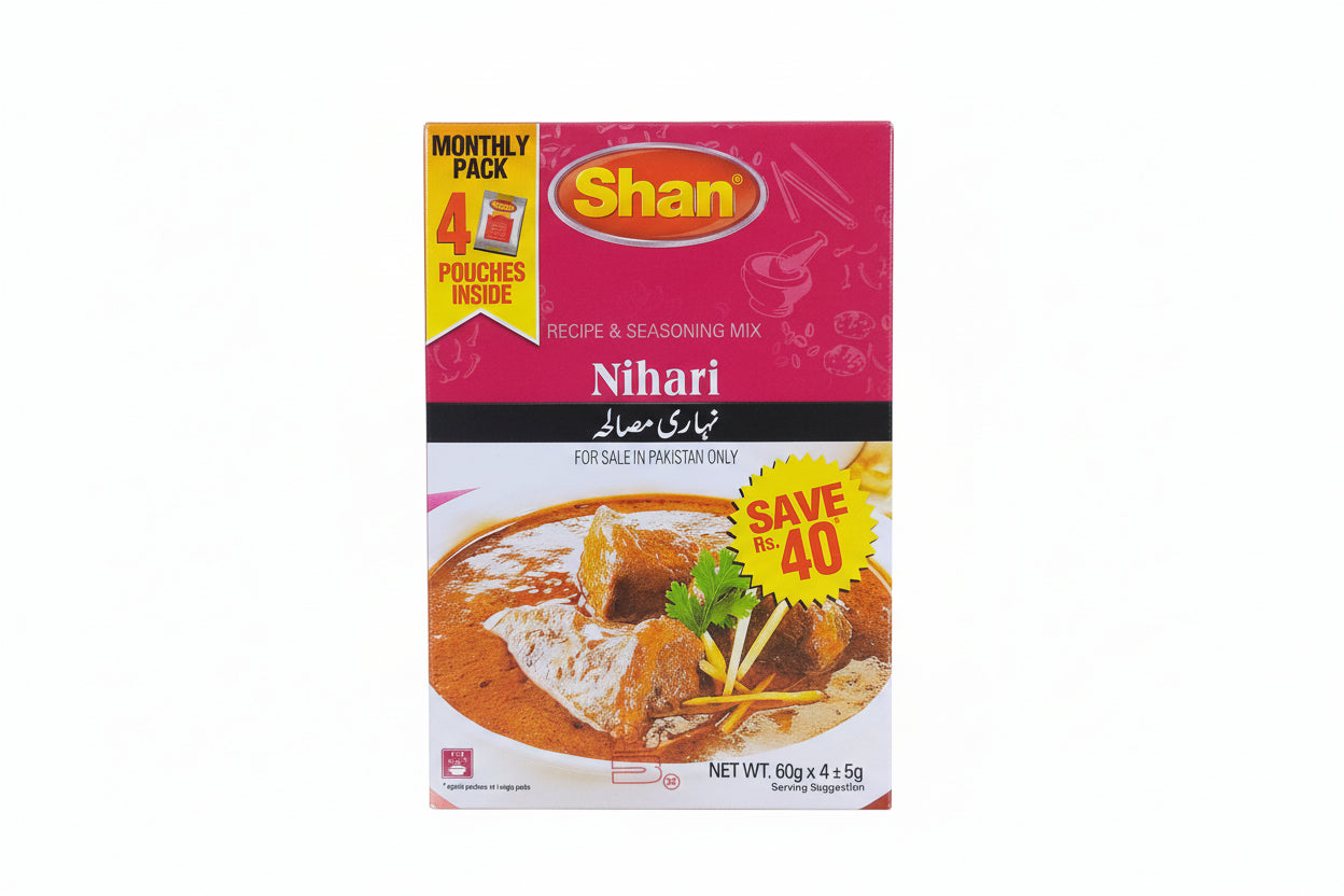 SHAN NIHARI MASALA 60X4GM