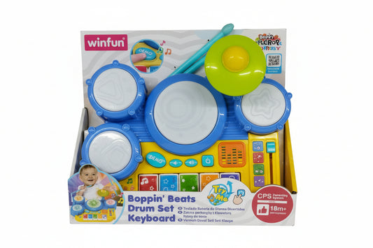 BOPPIN BEATS DRUM SET KEYBOARD