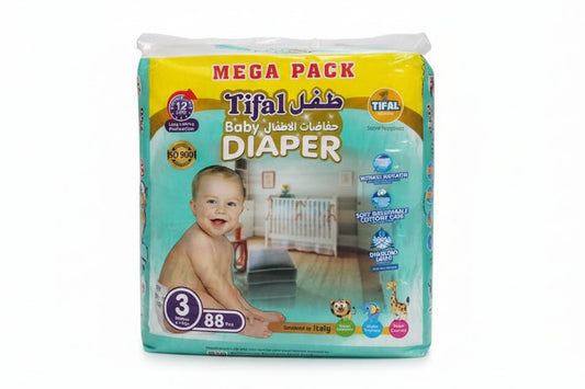 TIFAL DIAPERS MEGA PACK(M 88pcs)