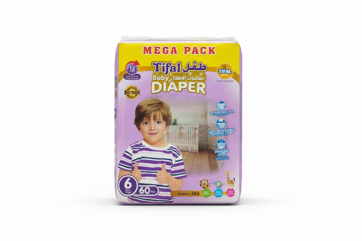 TIFAL DIAPERS MEGA PACK(XXL60pcs)