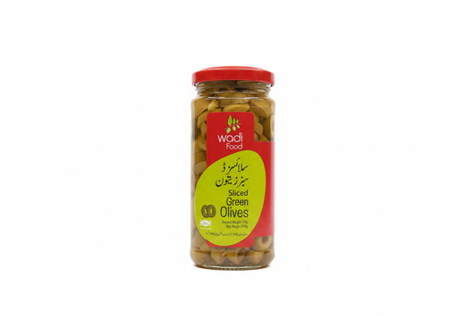 WADI FOOD SLICED GREEN OLIVES(240)