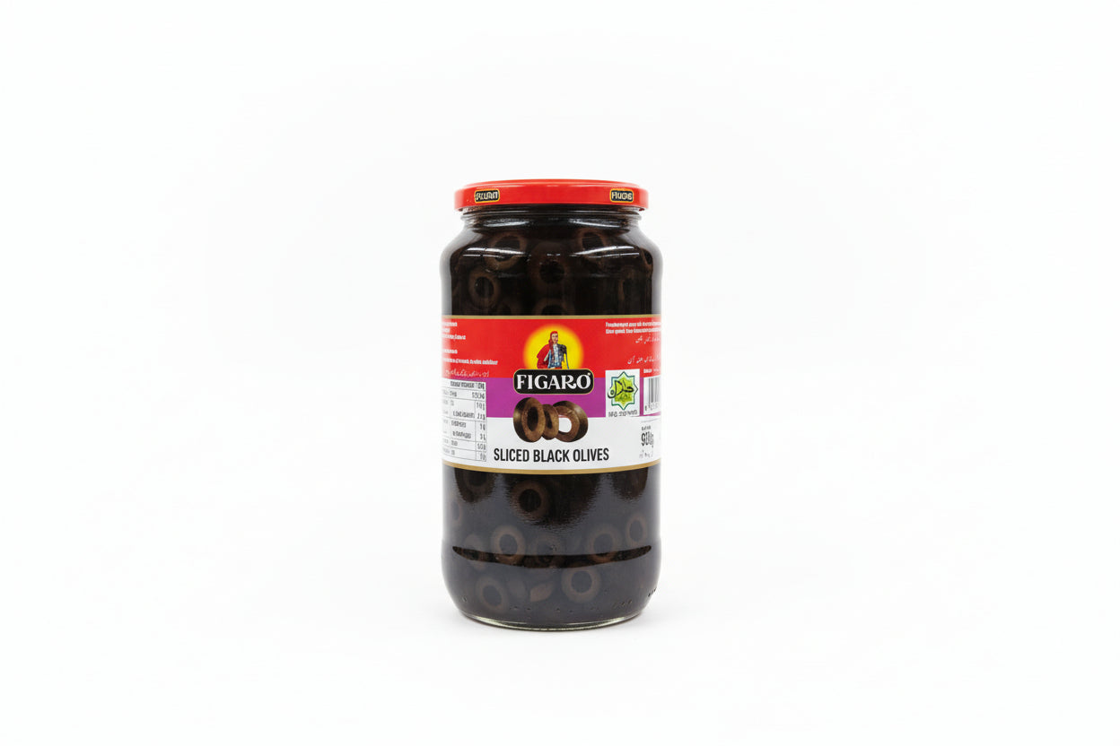 FIGARO SLICED BLACK OLVES(920gm)