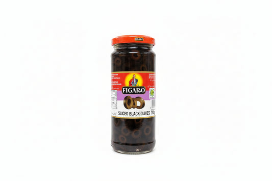 FIGARO SLICED BLACK OLIVES(185gm)