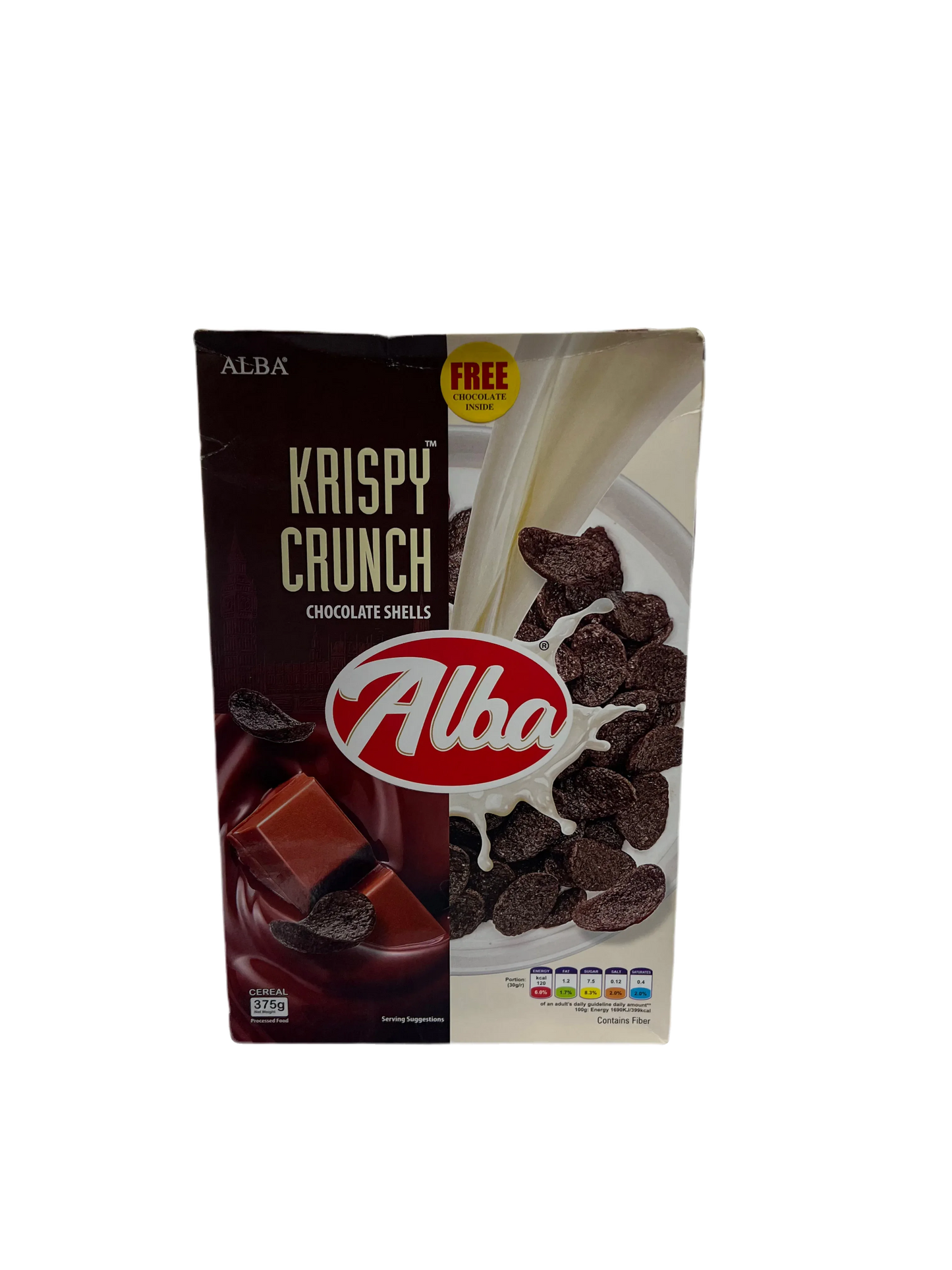 Alba Cereal Krispy Crunch Choco Shells 375 G - Sana Cash N Carry Pakistan