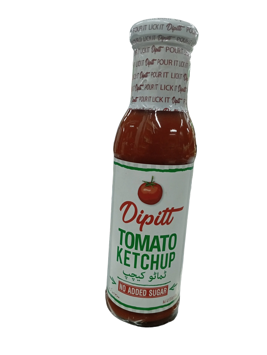 Dipitt Tomato Ketchup No Added Sugar (300ml) - Sana Cash N Carry Pakistan