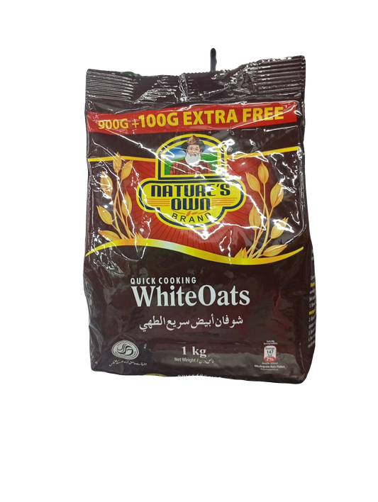Nature's Own White Oats (1000g) - Sana Cash N Carry Pakistan