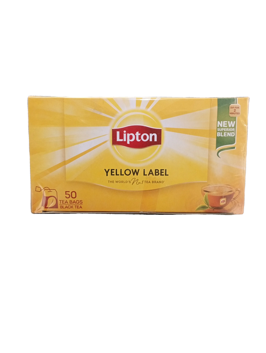Lipton Yellow Label Teabags (50pcs) - Sana Cash N Carry Pakistan