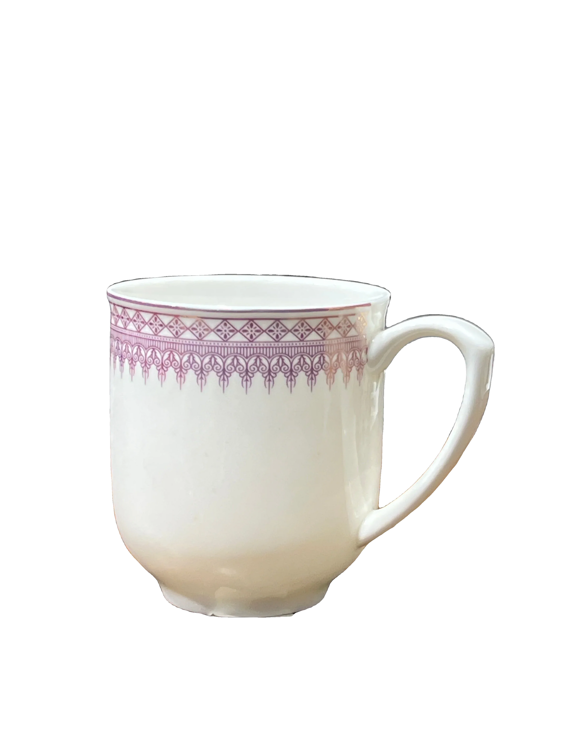 Purple Petal Border Mug - Sana Cash N Carry Pakistan