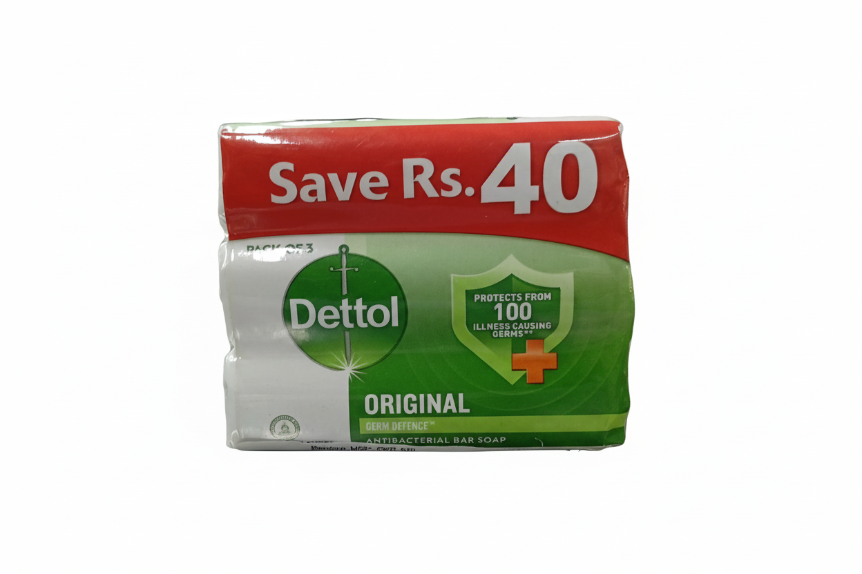 Detrol Original Trio Pack Soap(160g) - Sana Cash N Carry Pakistan