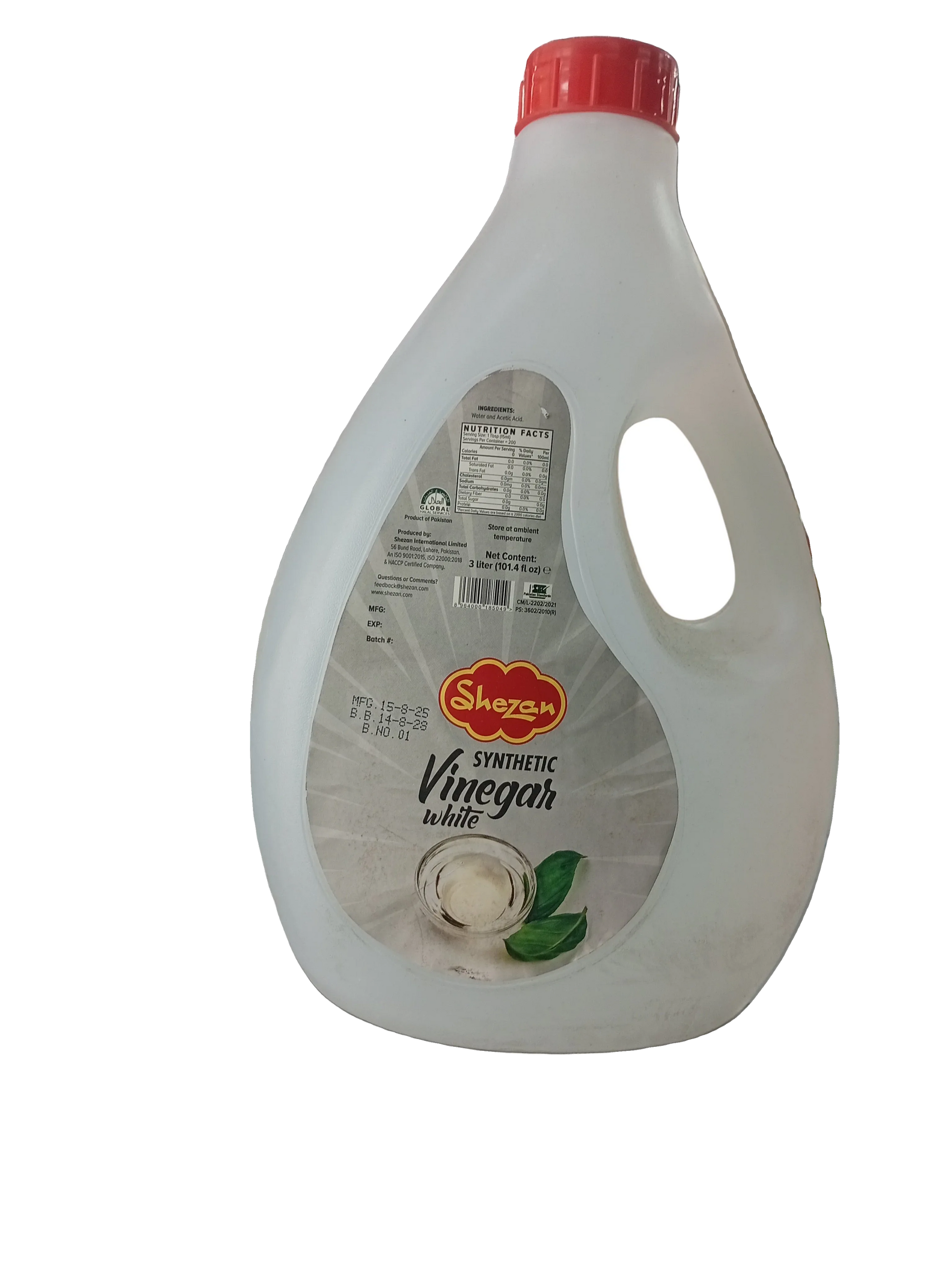 Shezan Synthetic Vinegar White (3ltr) - Sana Cash N Carry Pakistan