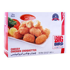 BIG BIRD CHEESE CHICKEN CROQUETTS (880gm)