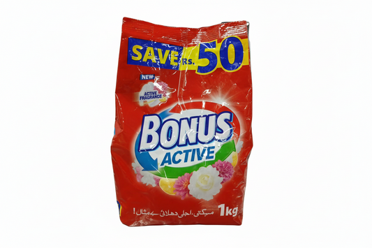Bonus Active Detergent Powder(1kg) - Sana Cash N Carry Pakistan