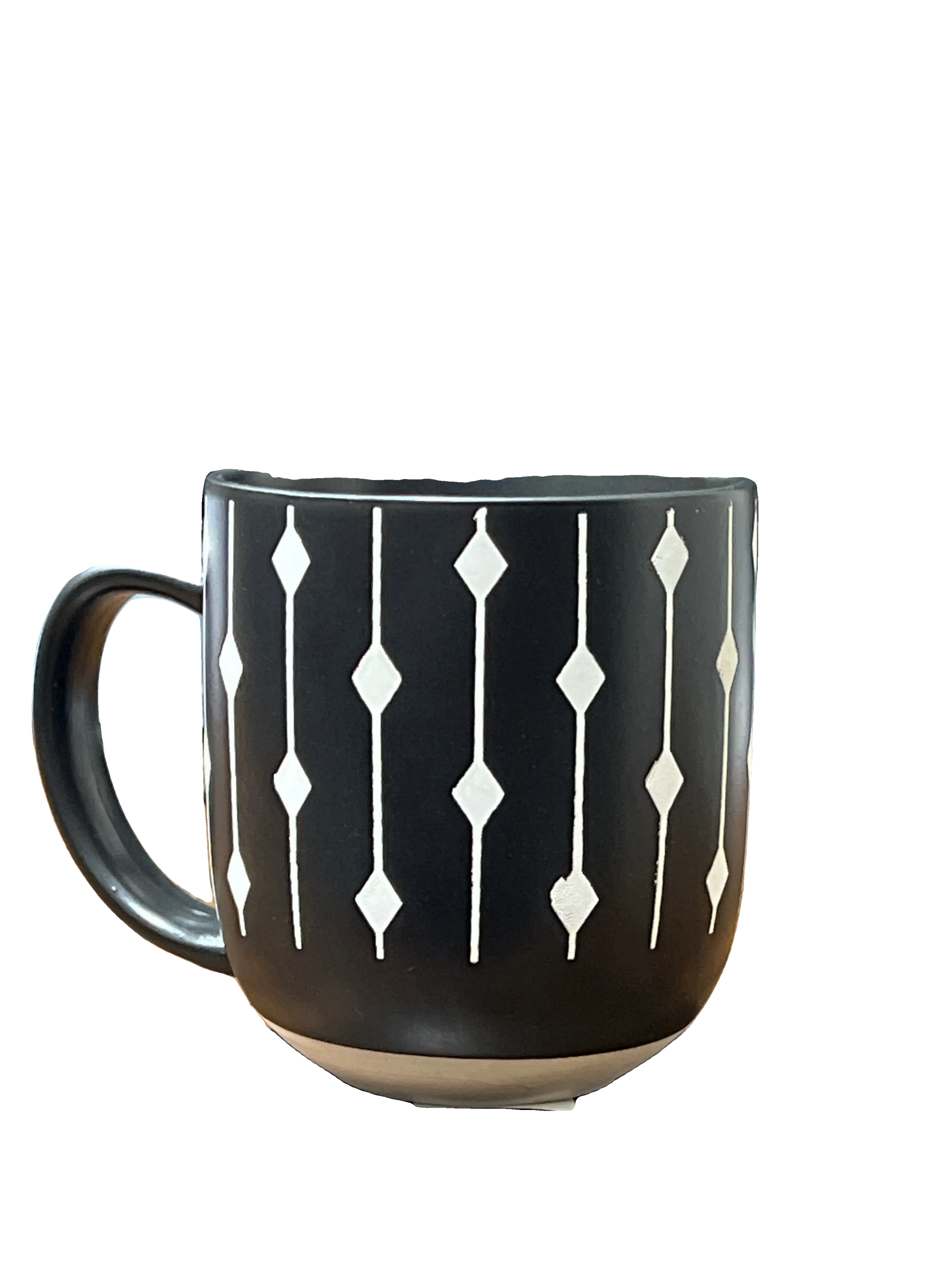 Black & White Striae Mug - Sana Cash N Carry Pakistan