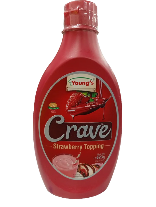 Youngs Crave Strawberry Topping 623g - Sana Cash N Carry Pakistan