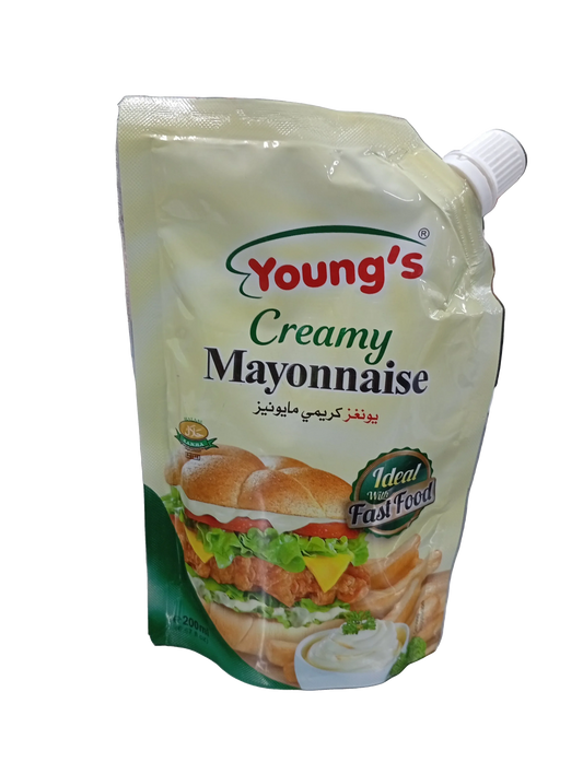 Young's Creamy Mayonnaise (200ml) - Sana Cash N Carry Pakistan