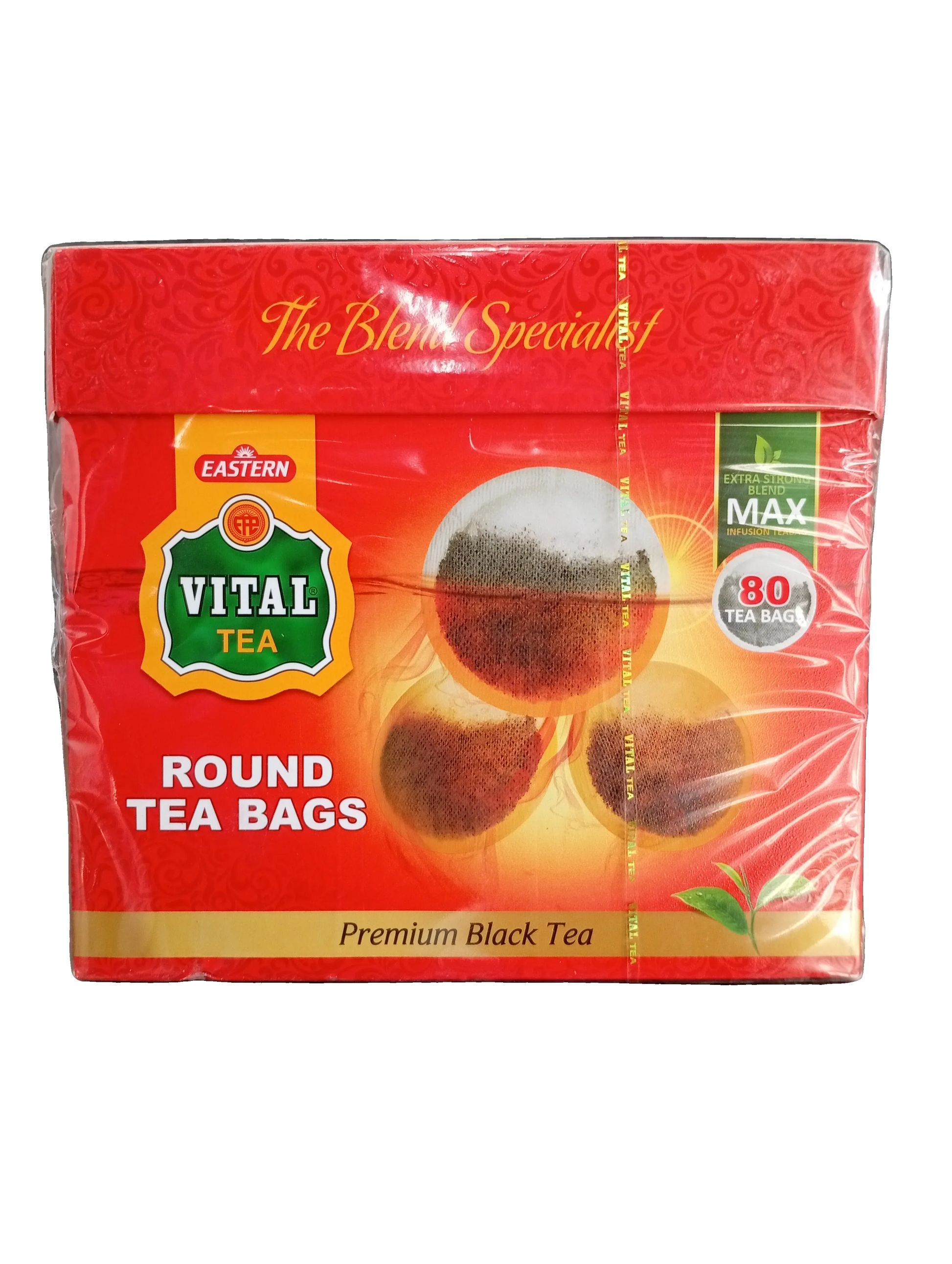 Vital Tea Round Teabags (80pcs) - Sana Cash N Carry Pakistan