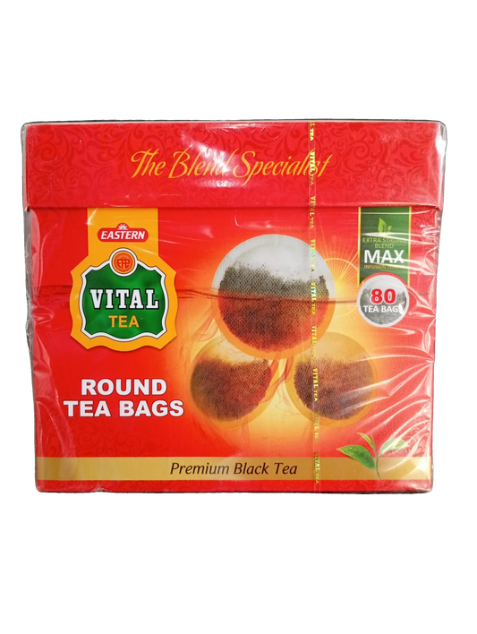 Vital Tea Round Teabags (80pcs) - Sana Cash N Carry Pakistan
