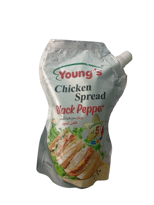 Young's Chicken Spread Black Pepper (500ml) - Sana Cash N Carry Pakistan