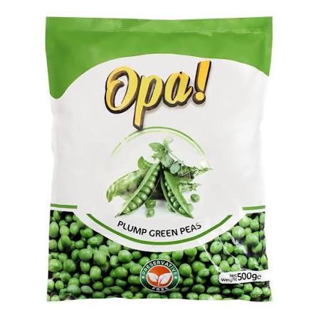 OPA PLUMP GREEN PEAS 500GM