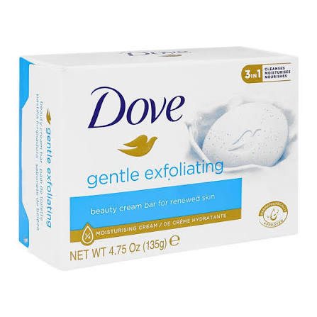 DOVE GENTLE EXFOLATING   3IN1 (135gm)