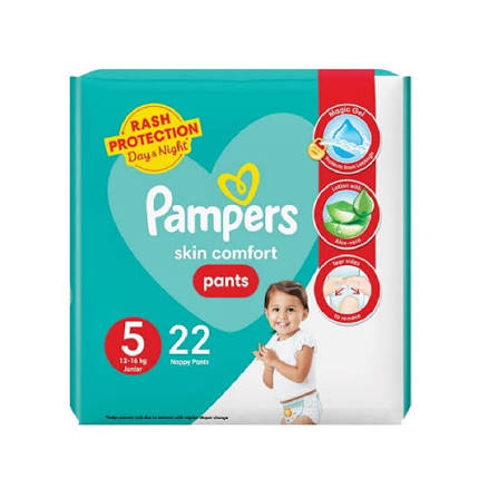 PAMPERS DIAPERS PANTS JUNIOR 5.22