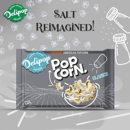 DELIPOP POPCORN CLASICO 90GM
