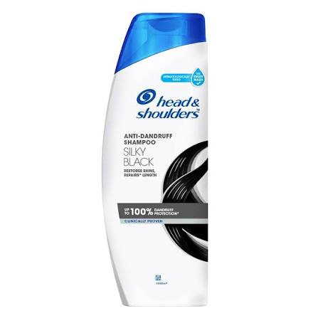 Head & shoulders (SILKY BLACK) SHMAPOO  180ml
