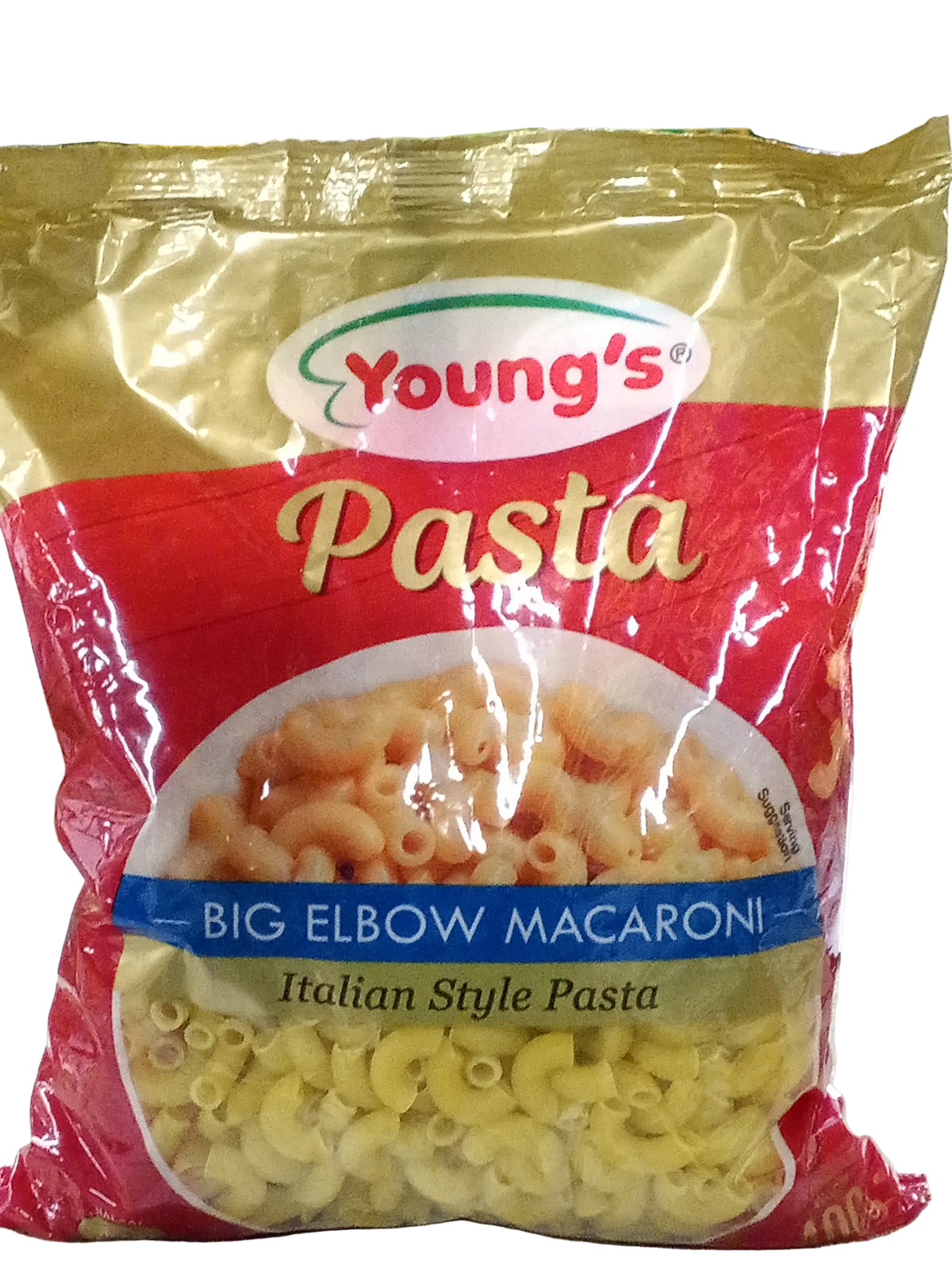 Youngs pasta big elbow 400gm
