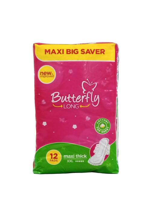 Butterfly long maxi thick XXL 12 pads