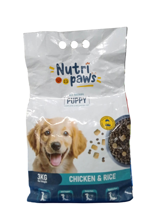 Nutri paws puppy 3 kg