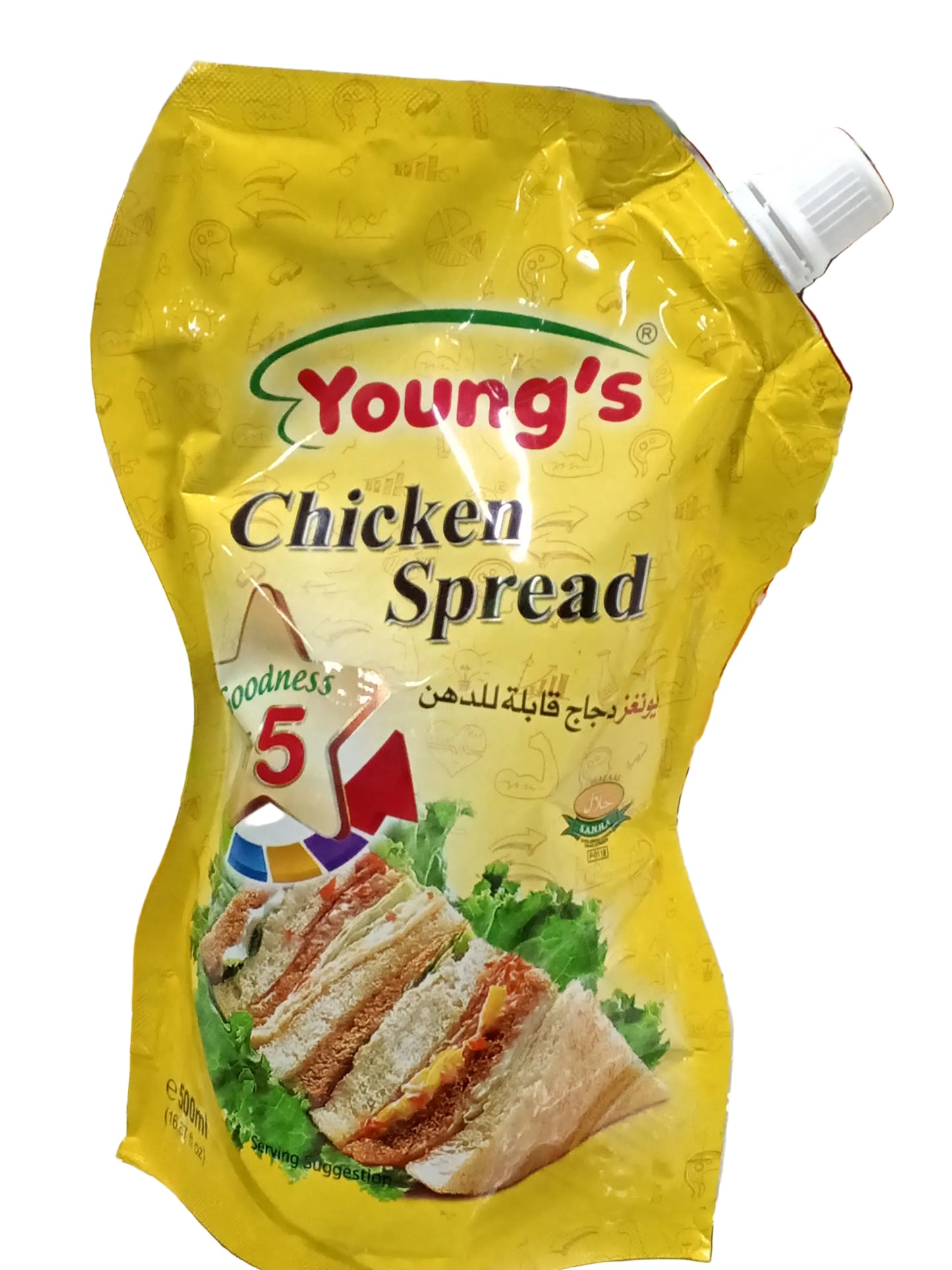 Youngs chicken spread 500ml