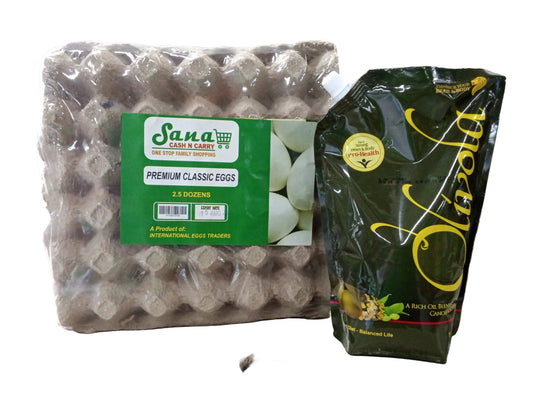 30 eggs + olivola 5 ltr