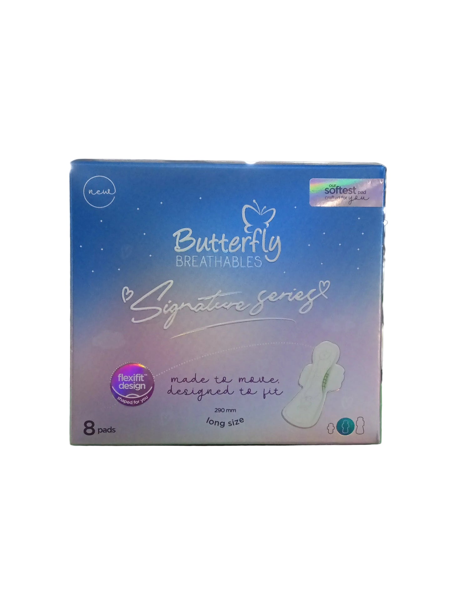 Butterfly besties ultra thin long 8 pcs pads