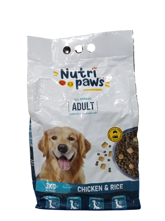 Nutri paws adult 3kg