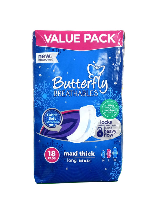 Butterfly ultra big saver pack ultra thin long pads 18 pcs